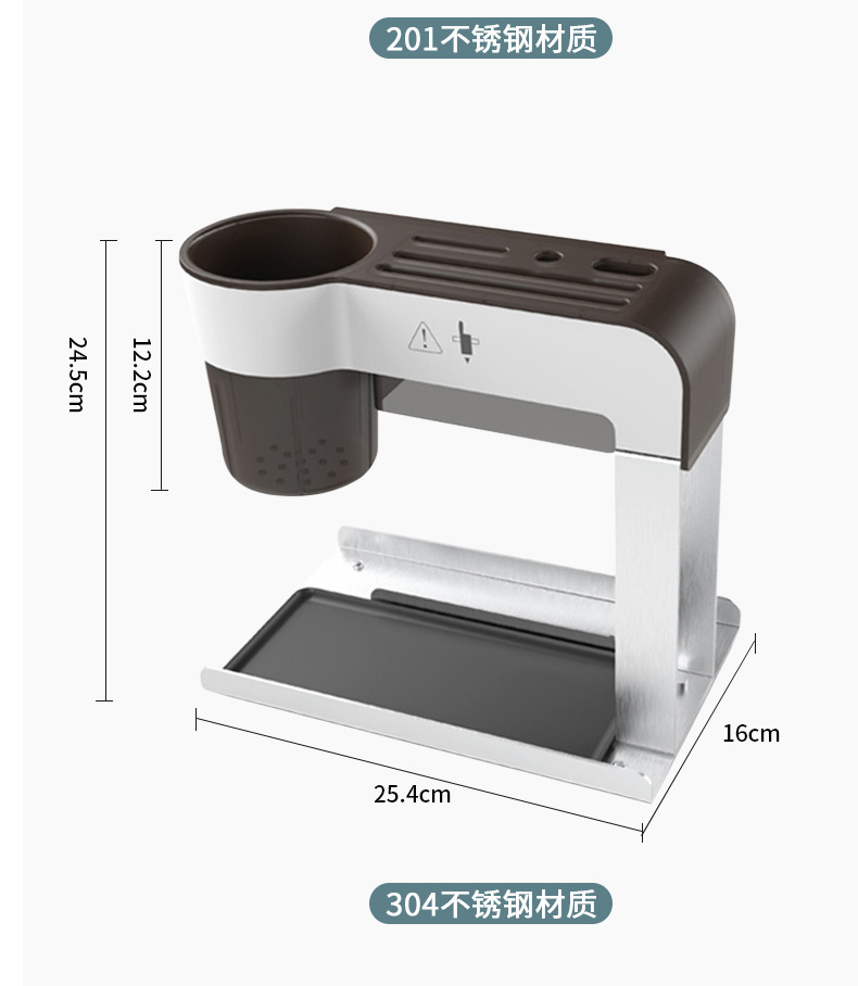 Organizing Holder Kitchen Knife Holder Rack Chopsticks Chopping Board Toolframe Stainless Steel Kitchen Knife Holder
