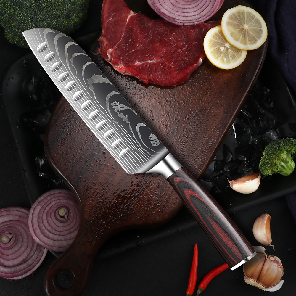 Yangjiangmu ARTISAN Taiwei Special Set 6-Piece 8-Piece Set Knife Chef Knife Chef Knife Kitchen Knife Cooking