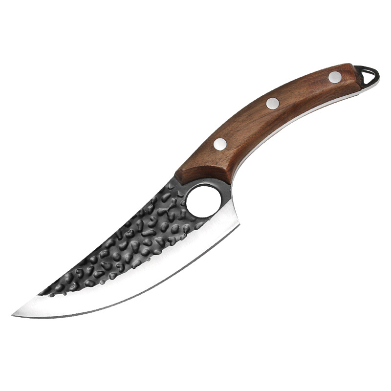 Hammer Pattern Slaughter Chef Knife Chinese Forging Kitchen Knife Household Bone Cutting Pick Bones Meat Cutting Knife