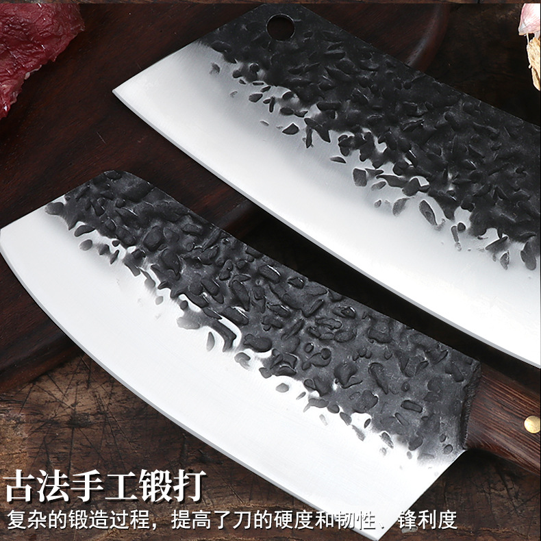 Cleaver Slicing Knife Kitchen Household Forging Meat Cutting Slaughter Kitchen Knife Vintage Forging Small Kitchen Knife Cleaver Slicing Knife Kitchen Household Forging Meat Cutting Slaughter Kitchen Knife Vintage Forging Small Kitchen Knife