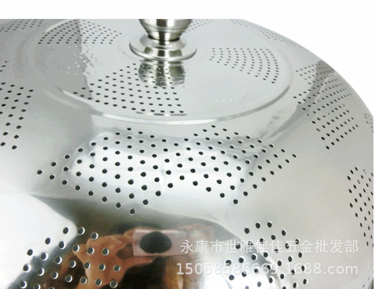 Stainless Steel Thickened Vegetable Cover Household Food Cover 50-80cm Dish Cover Non-Magnetic Dining-Table Cover Spot Hair Dragon