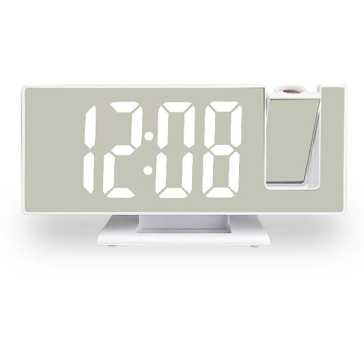 Projection Alarm Clock 2022 New Table Clock Student Creativity Desktop Mirror Led Digital Electronic Clock Cross-Border