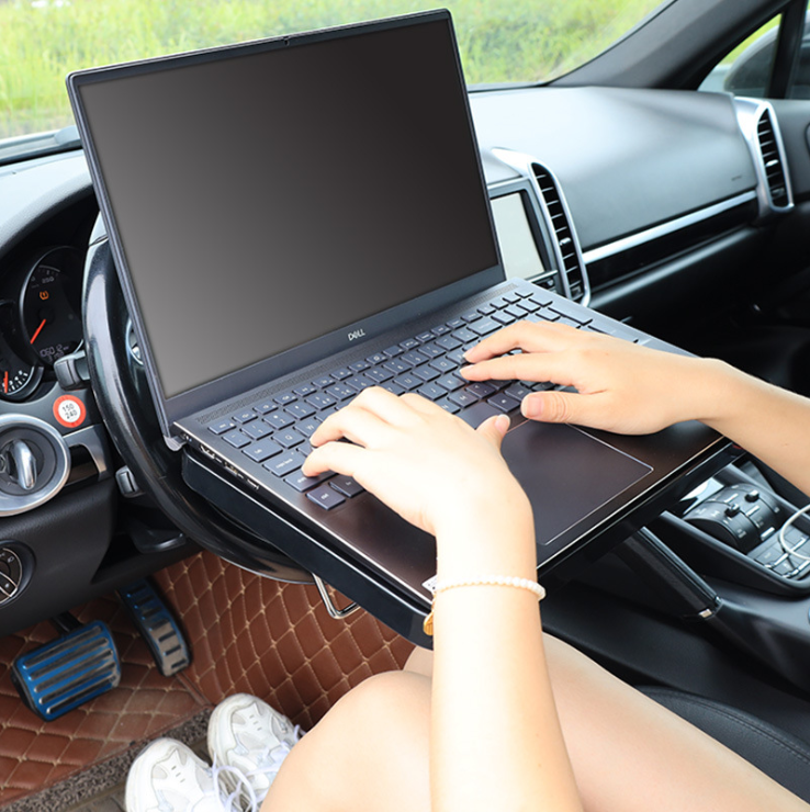Car Small Table Car Folding Computer Desk Writing Desk Rear Seat Car Notebook Bracket Car Small Table
