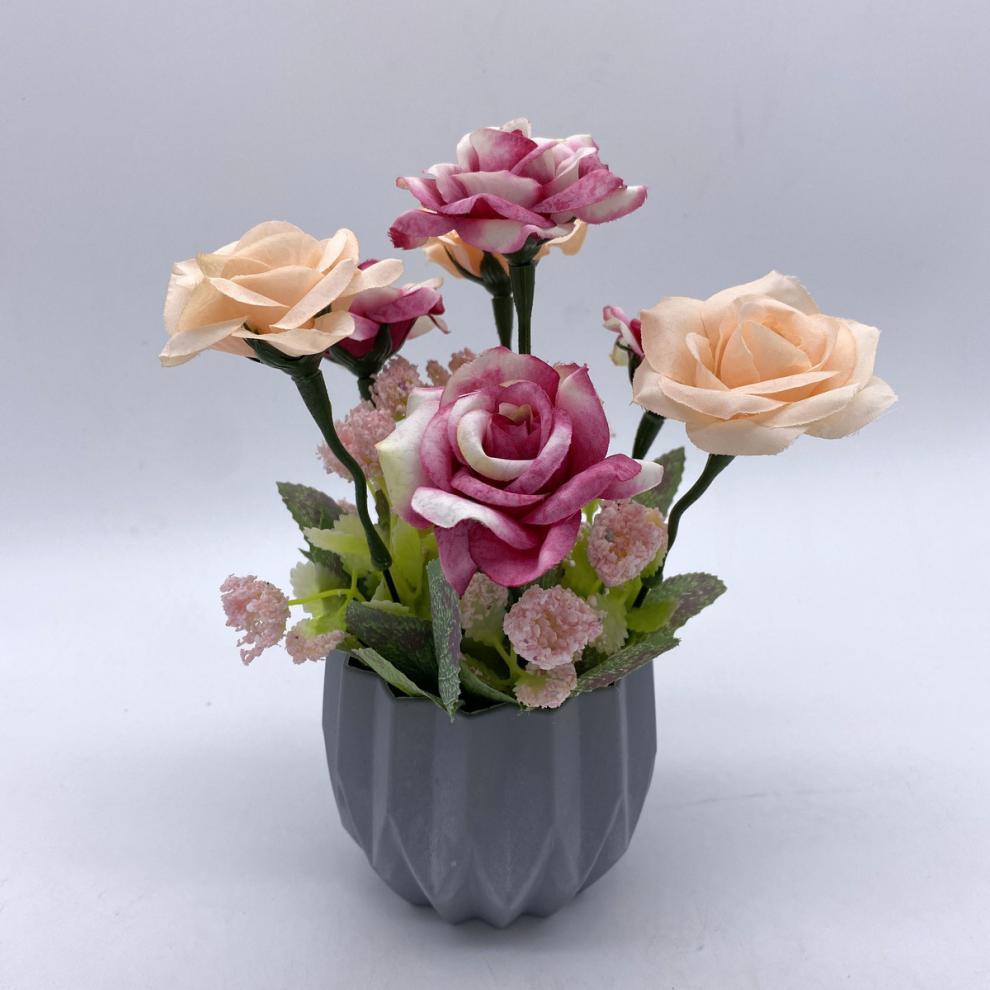Fake Decoration Living Room Decoration Imitation Silk Small Pot Plant Bedroom Coffee Table Top Set Room Decorations Fake Decoration Living Room Decoration Imitation Silk Small Pot Plant Bedroom Coffee Table Top Set Room Decorations