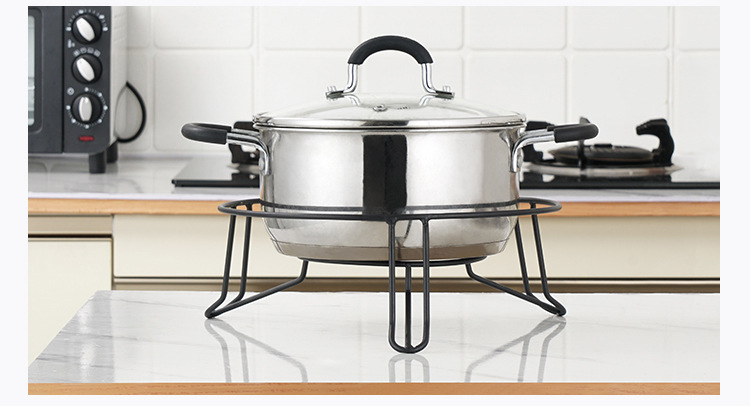 A substitute amazon kitchen supplies pan holder web celebrity insulated table stainless steel soup pan mat wholesale