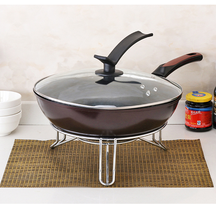 A substitute amazon kitchen supplies pan holder web celebrity insulated table stainless steel soup pan mat wholesale