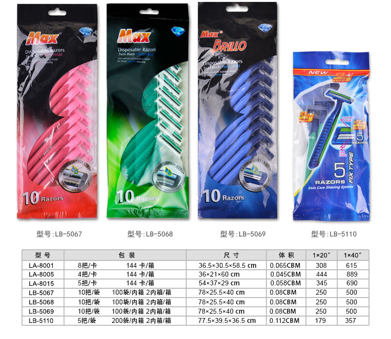 Max Hot Selling Portable Men's Two-Layer High Quality Stainless Steel Manual Shaver Disposable Shaver Peeler Wholesale Max Hot Selling Portable Men's Two-Layer High Quality Stainless Steel Manual Shaver Disposable Shaver Peeler Wholesale
