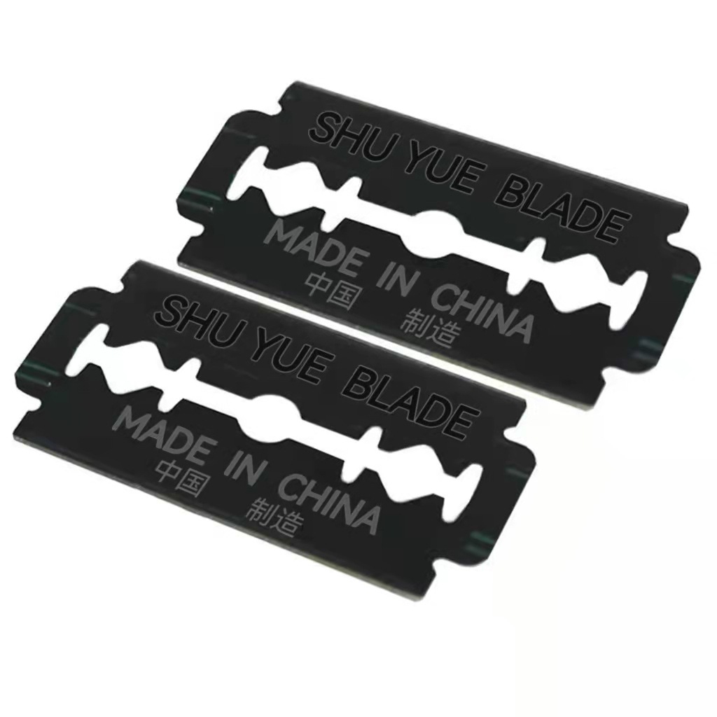 Factory Direct Sales Shuyue Brand Double-Edge Blade Three-Hole Blade, Single-Sided Blade Shaver Pieces Carbon Steel Or Stainless Steel Factory Direct Sales Shuyue Brand Double-Edge Blade Three-Hole Blade, Single-Sided Blade Shaver Pieces Carbon Steel Or Stainless Steel