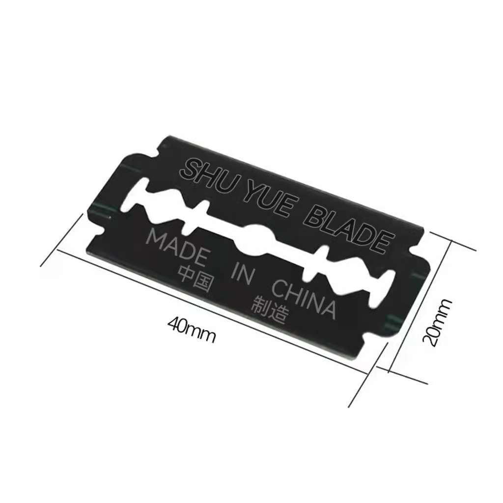Factory Direct Sales Shuyue Brand Double-Edge Blade Three-Hole Blade, Single-Sided Blade Shaver Pieces Carbon Steel Or Stainless Steel Factory Direct Sales Shuyue Brand Double-Edge Blade Three-Hole Blade, Single-Sided Blade Shaver Pieces Carbon Steel Or Stainless Steel