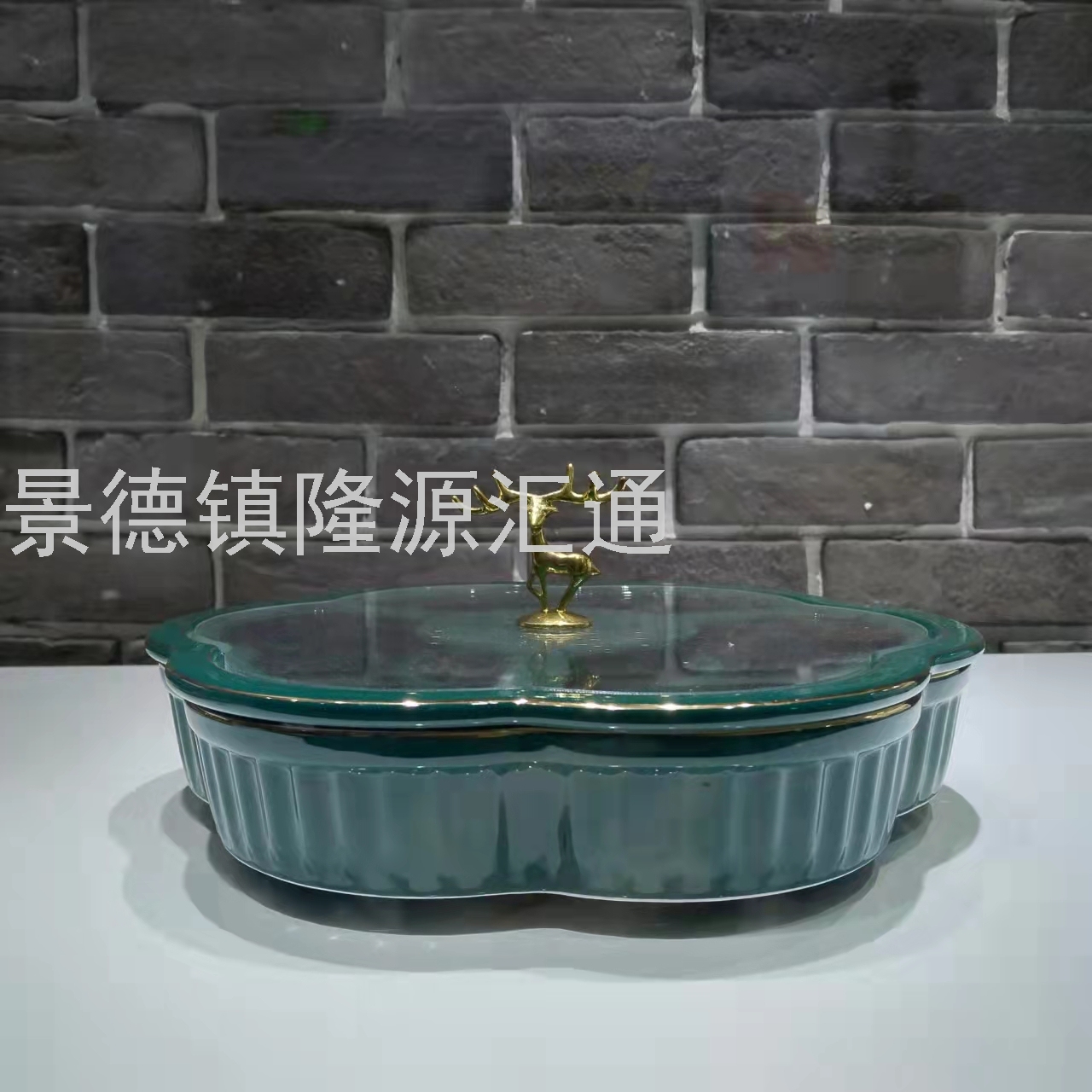 Nut Plate Color Glaze Baking Tray Ceramic Bowl Tableware Spare Parts Ceramic Plate Jingdezhen Fruit Plate Dim Sum Plate