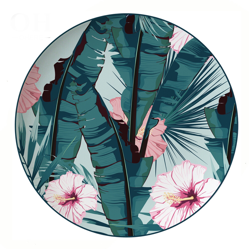 Bone Porcelain Plate High Ceramic Western Cuisine Plate Tableware Hotel Table Setting Large Tray Cake Fruit Daily Use Plate Bone Porcelain Plate High Ceramic Western Cuisine Plate Tableware Hotel Table Setting Large Tray Cake Fruit Daily Use Plate