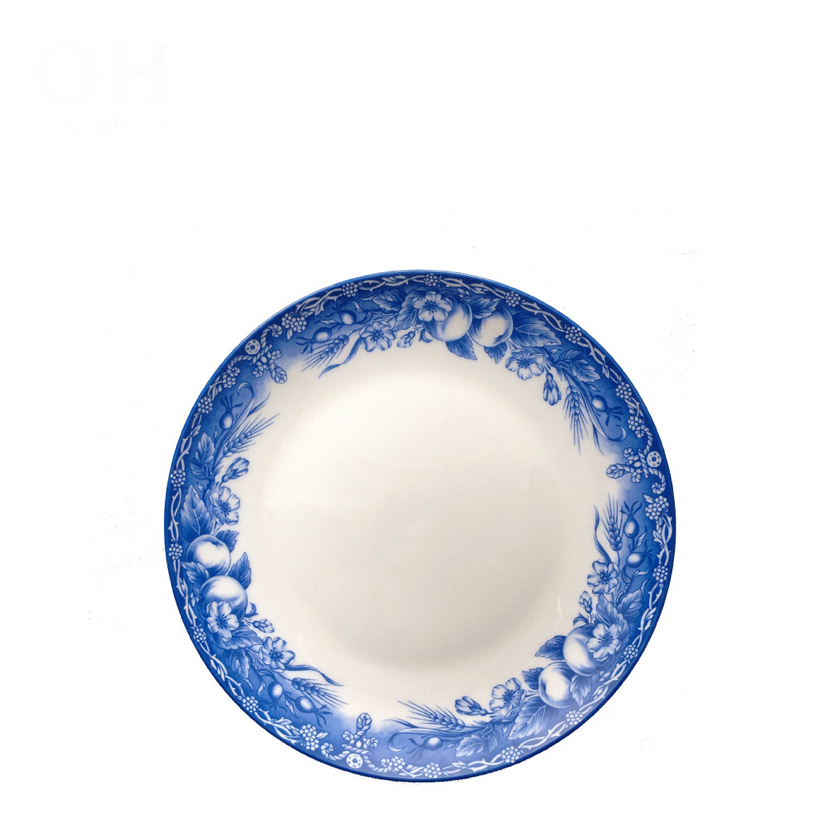 High Bone China Cutlery Tray Ceramic Western Cuisine Plate Table Decoration Large Tray Household Daily Tableware Cake Plate