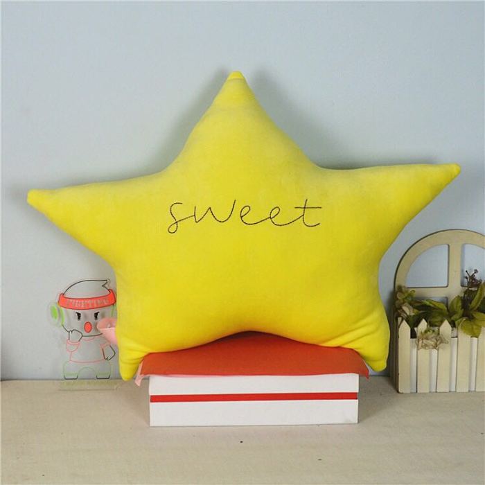 Feather cotton spandex fabric soft pillow pillow Valentine star star plush toys Feather cotton spandex fabric soft pillow pillow Valentine star star plush toys