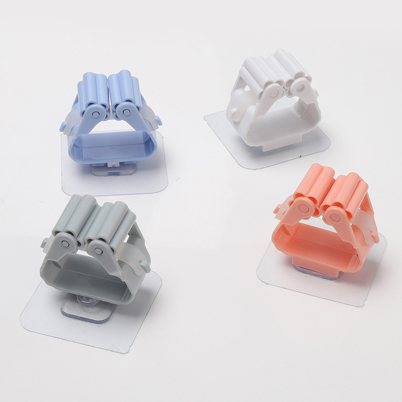 New strong Mop Clip Mop Rack without trace wholesale Mop hanger hook wholesale