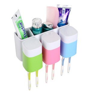 Simple U-type wall - mounted Object hook with 4-hook storage Rack Home Creative multi-purpose key hook