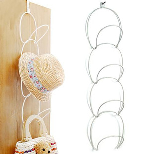 Simple U-type wall - mounted Object hook with 4-hook storage Rack Home Creative multi-purpose key hook