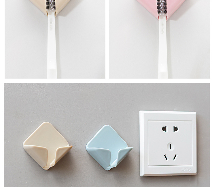 Plug Hook Hole-Free Strong Power Plug Wholesale Transparent Paste Wire Kitchen Socket Storage Rack Creative Plug Hook Hole-Free Strong Power Plug Wholesale Transparent Paste Wire Kitchen Socket Storage Rack Creative