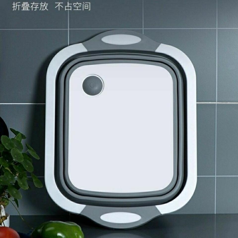 Send Hook MultiFunction Foldable Sink Outdoor Chopping Board Chopping Board Sink Kitchen Single Sink