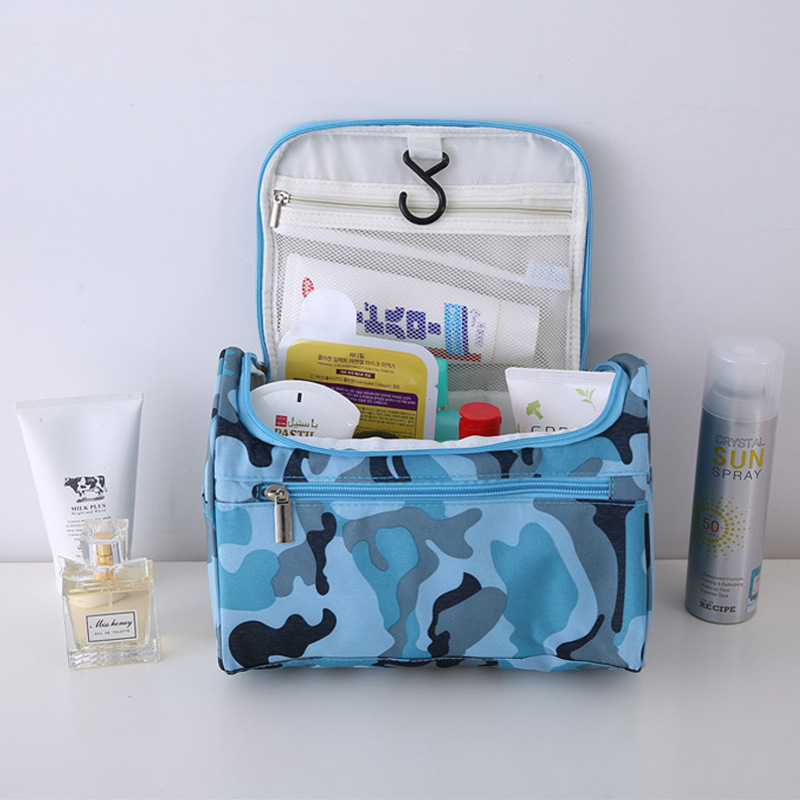 grain bathroom utensils storage bag large hook wash gargle bag travel portable multicapacity separation cosmetic bag