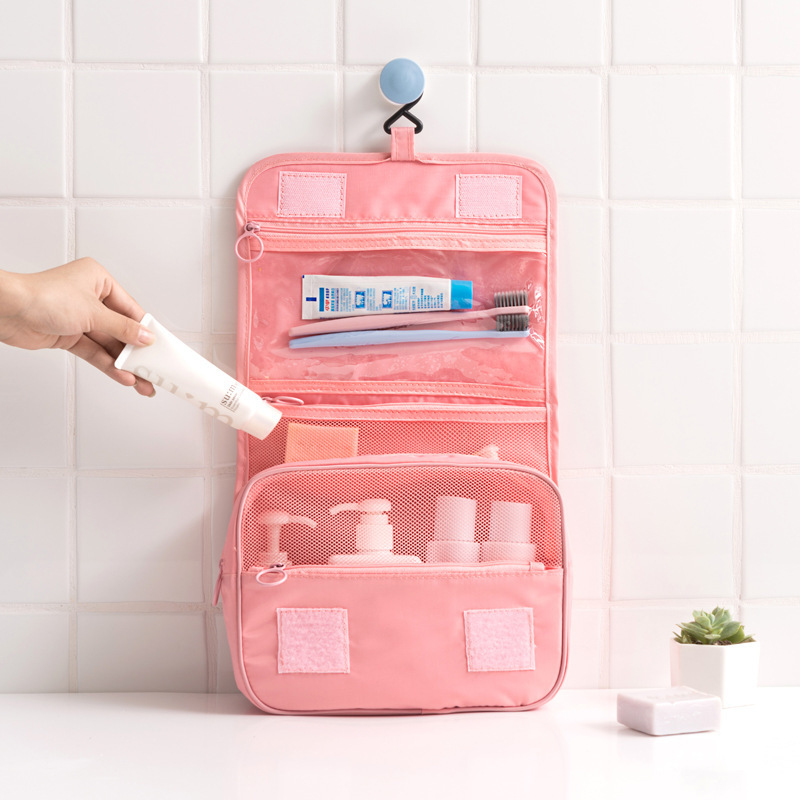 travel large capacity wash gargle bag portable business trip with men&#039;s and women&#039;s hook wash gargle bag makeup bag
