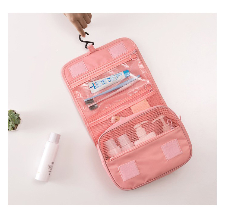 travel large capacity wash gargle bag portable business trip with men's and women's hook wash gargle bag makeup bag