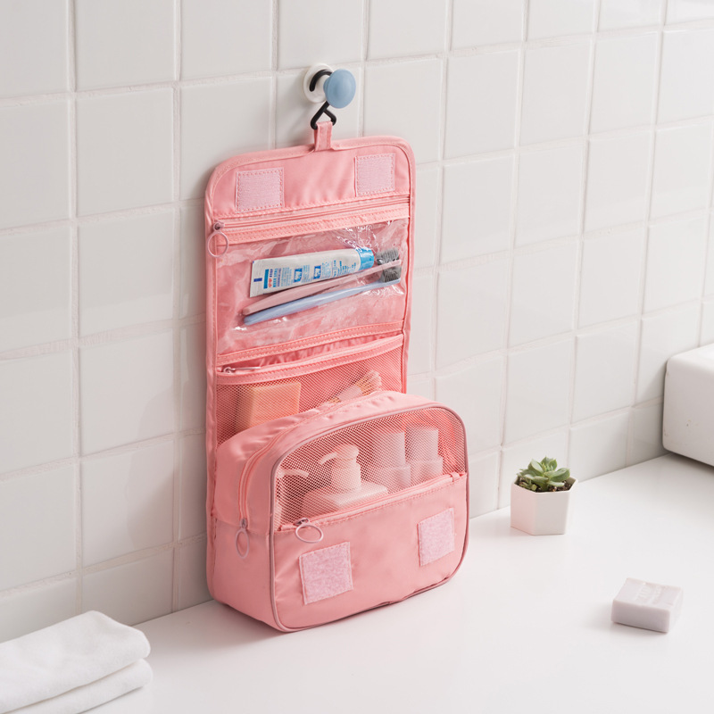 travel large capacity wash gargle bag portable business trip with men&#039;s and women&#039;s hook wash gargle bag makeup bag
