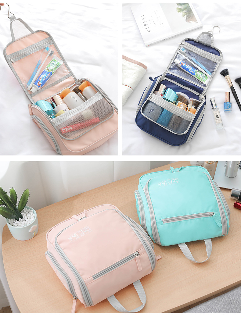 New hook wash bag large capacity portable travel waterproof makeup bag travel small package manufacturers direct