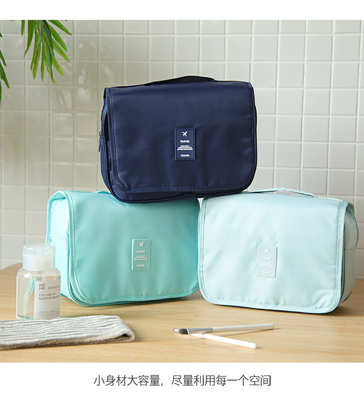New twill waterproof travel folding bag portable business trip hand hook wash bag New twill waterproof travel folding bag portable business trip hand hook wash bag