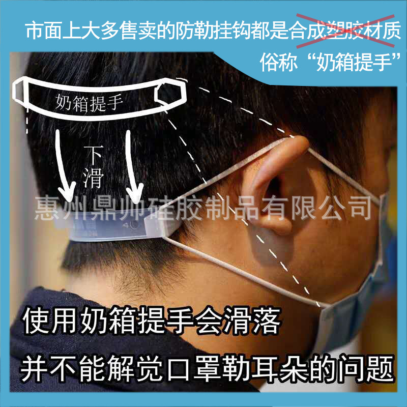 Strap mask hook Ear cord buckle extension cord Ear wear head type children