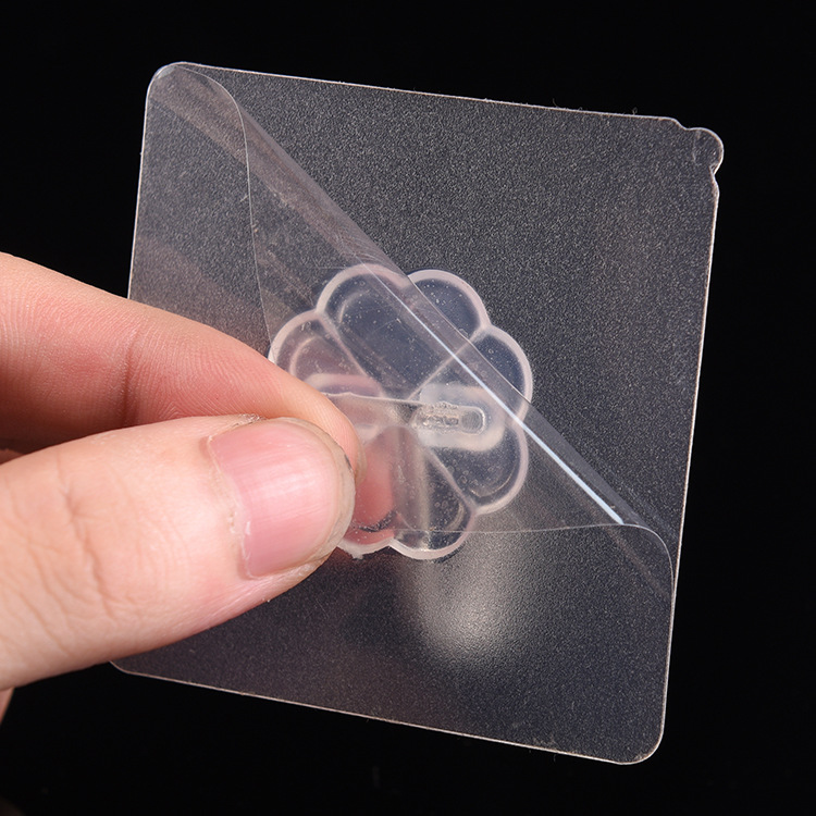 Sole non-trace hook bathroom Transparent wall hanging sticky hook wall door after the strong non-nail small hooks