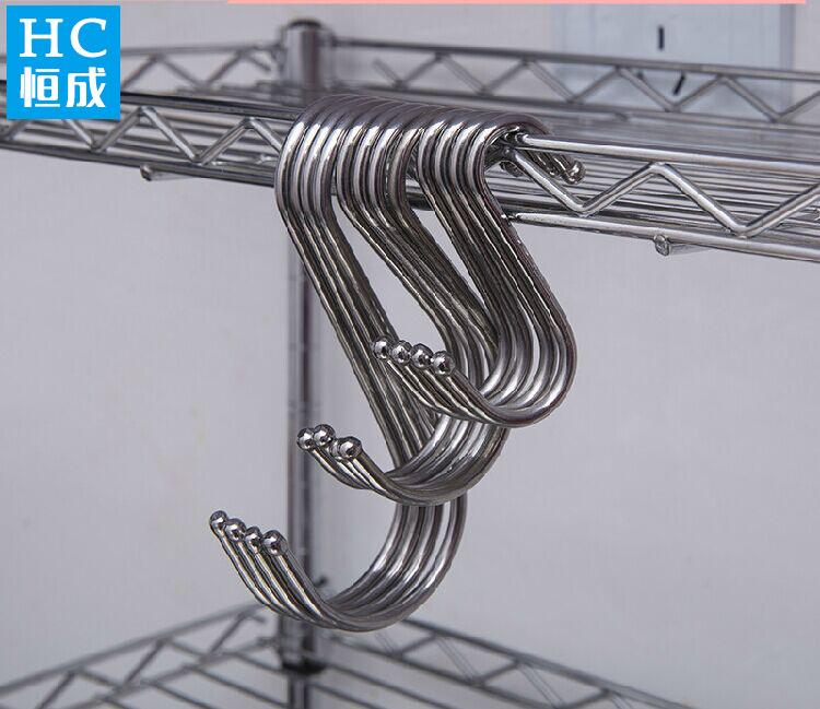 Kitchen supermarket metal stainless steel S - shaped hook large S - hook hook multi - function S - hook