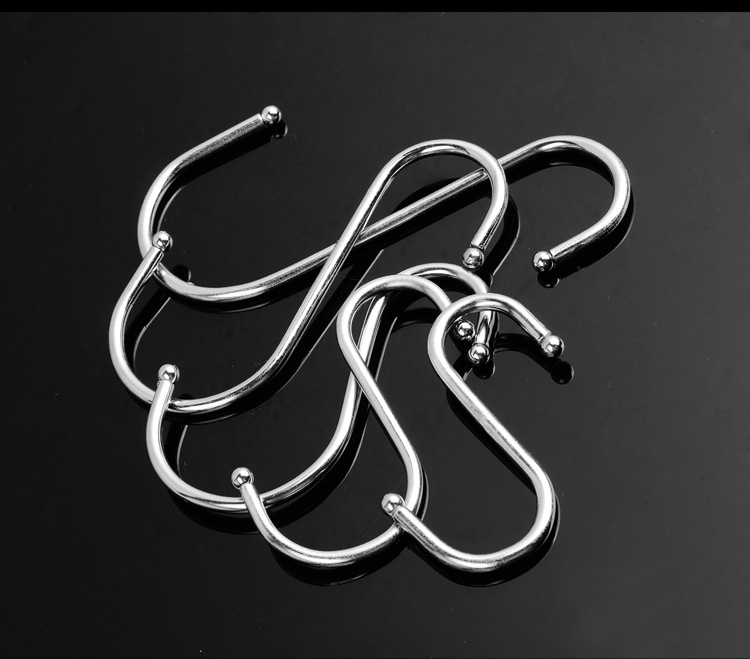 Kitchen supermarket metal stainless steel S - shaped hook large S - hook hook multi - function S - hook