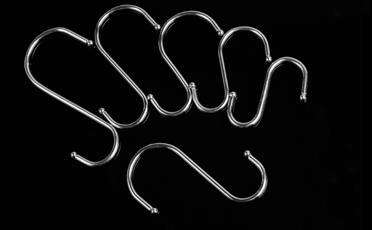 Kitchen supermarket metal stainless steel S - shaped hook large S - hook hook multi - function S - hook