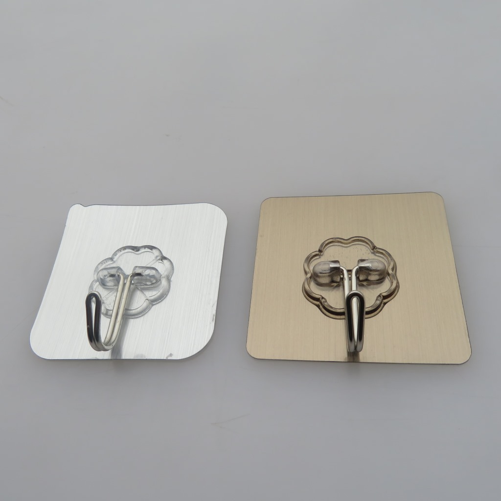 The Six centimeters brushed silver hook small hook strong adhesive hook taobao express magic stick hook factory The Six centimeters brushed silver hook small hook strong adhesive hook taobao express magic stick hook factory