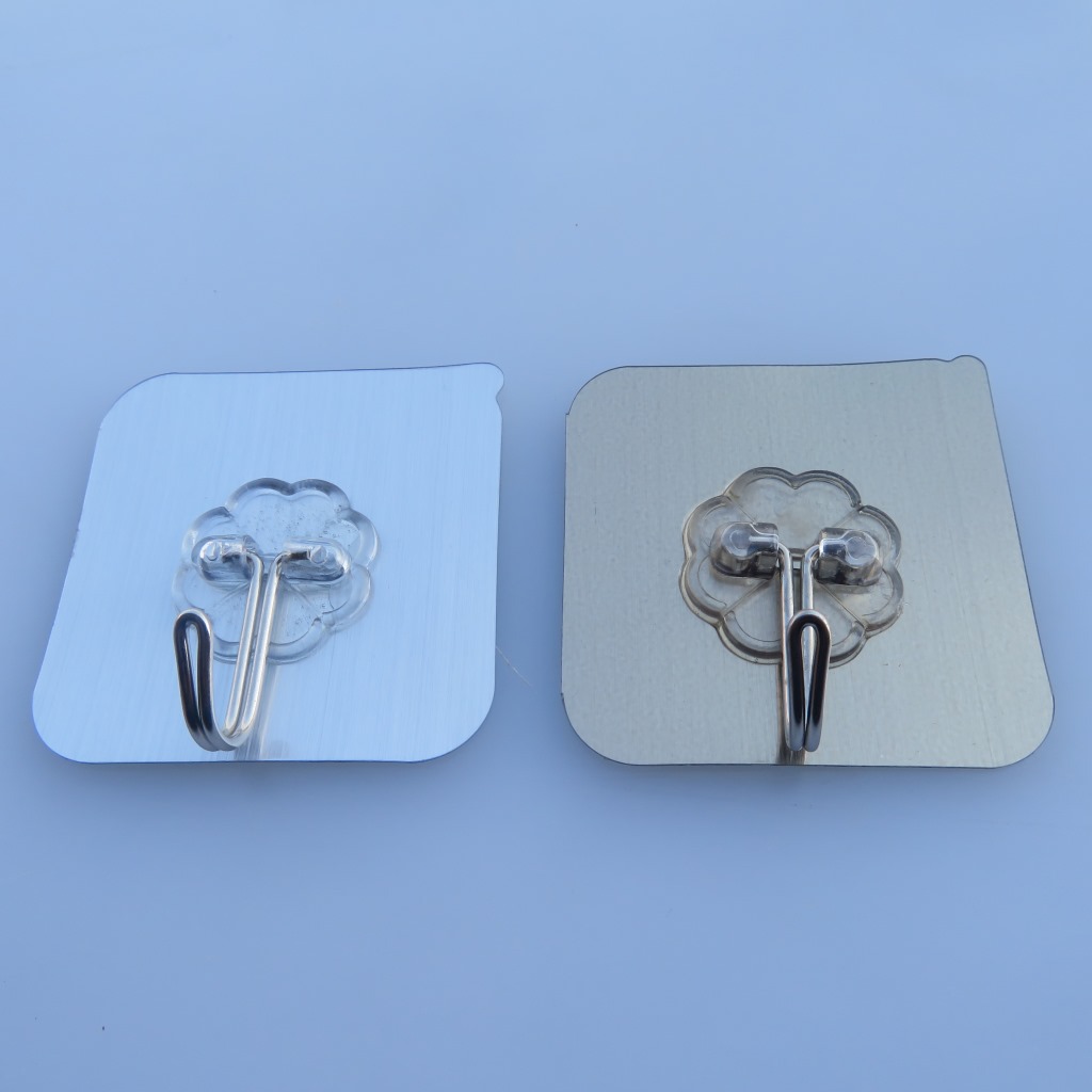 The Six centimeters brushed silver hook small hook strong adhesive hook taobao express magic stick hook factory The Six centimeters brushed silver hook small hook strong adhesive hook taobao express magic stick hook factory