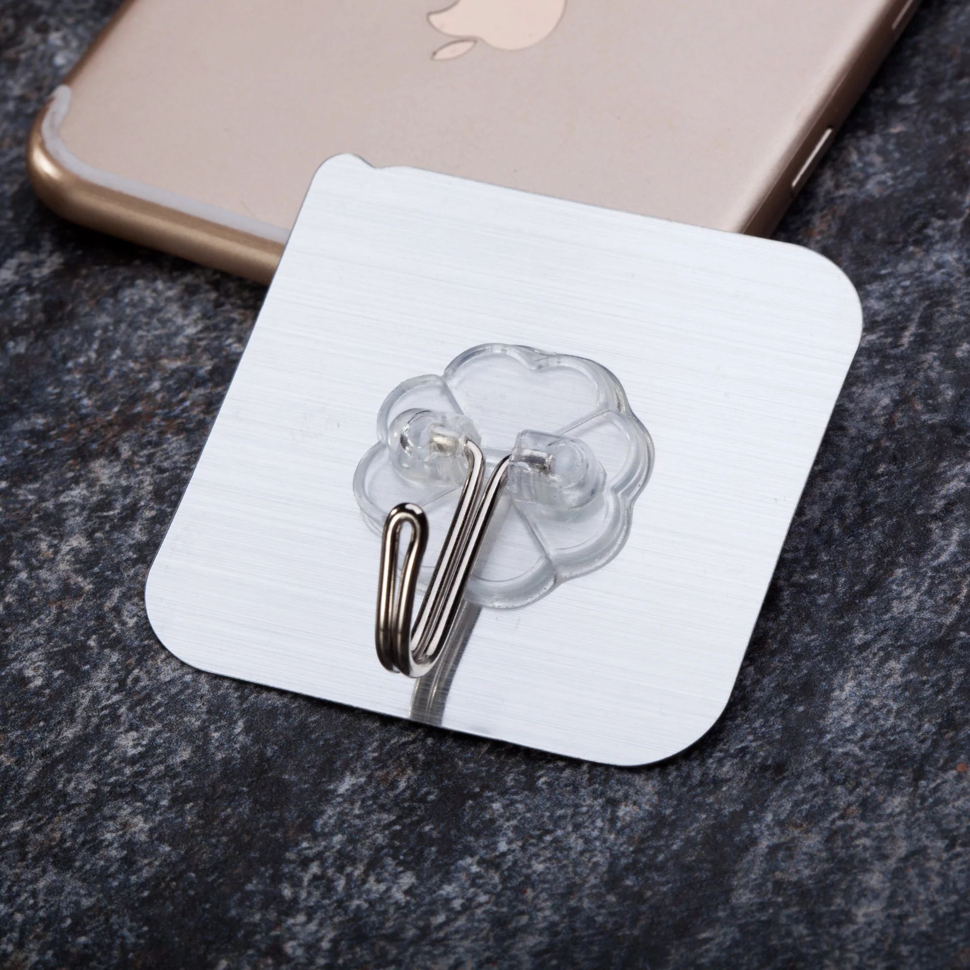 The Six centimeters brushed silver hook small hook strong adhesive hook taobao express magic stick hook factory The Six centimeters brushed silver hook small hook strong adhesive hook taobao express magic stick hook factory