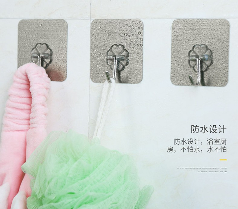 Transparent non-mark hook wholesale power hook non-nail hook manufacturers