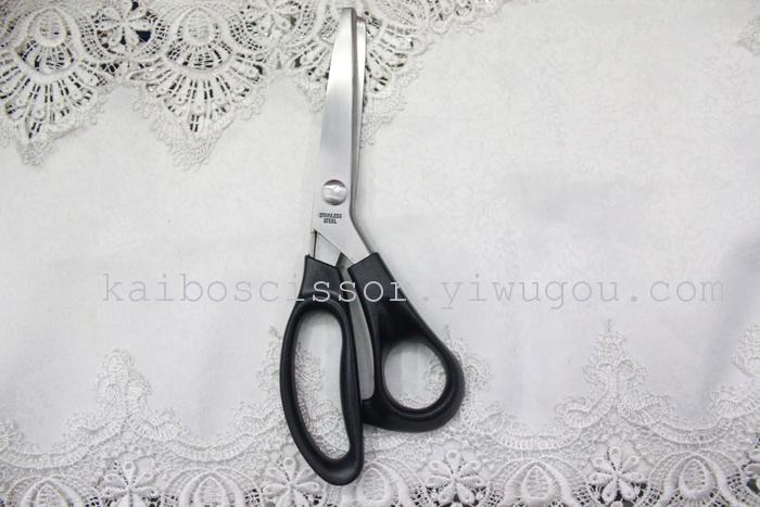 DIY fabric sample tailor serrated serrated stainless steel triangle dog tooth scissors KB1121 DIY fabric sample tailor serrated serrated stainless steel triangle dog tooth scissors KB1121