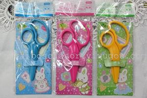 Students cut plastic factory direct  scissors cartoons scissors KB8015