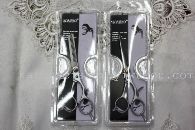 Kaibo all steel hair scissors, stainless steel tooth scissors barber scissors kb763-1 gift box Kaibo all steel hair scissors, stainless steel tooth scissors barber scissors kb763-1 gift box
