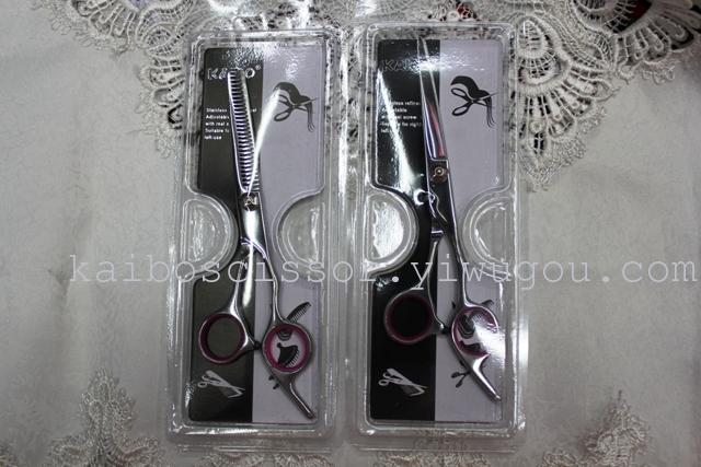 Kaibo all steel hair scissors, stainless steel tooth scissors barber scissors kb763-1 gift box Kaibo all steel hair scissors, stainless steel tooth scissors barber scissors kb763-1 gift box