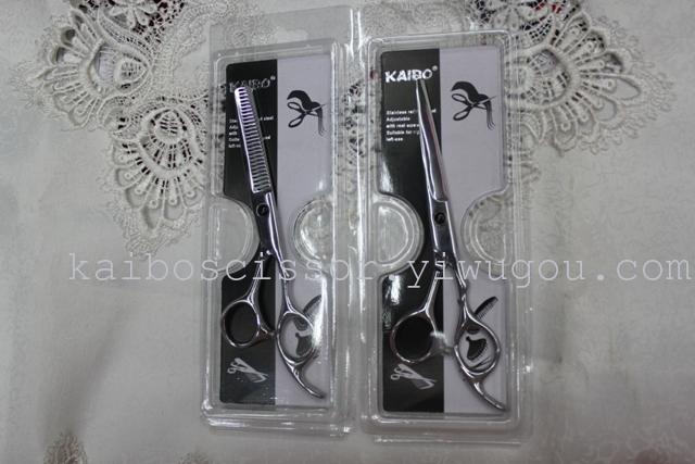 Kaibo all steel hair scissors, stainless steel tooth scissors barber scissors kb763-1 gift box Kaibo all steel hair scissors, stainless steel tooth scissors barber scissors kb763-1 gift box