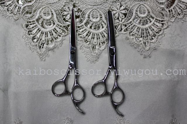 Kaibo all steel hair scissors, stainless steel tooth scissors barber scissors kb763-1 gift box Kaibo all steel hair scissors, stainless steel tooth scissors barber scissors kb763-1 gift box