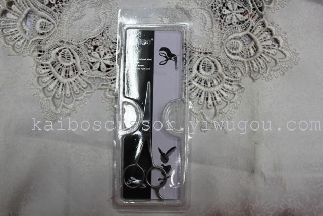 Kaibo all steel hair scissors, stainless steel tooth scissors barber scissors kb763-1 gift box Kaibo all steel hair scissors, stainless steel tooth scissors barber scissors kb763-1 gift box