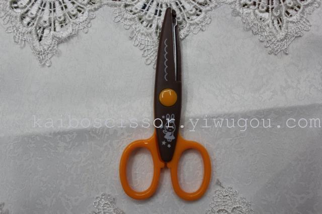 The kb6005a-6pc supply scissors stamps DIY scissors