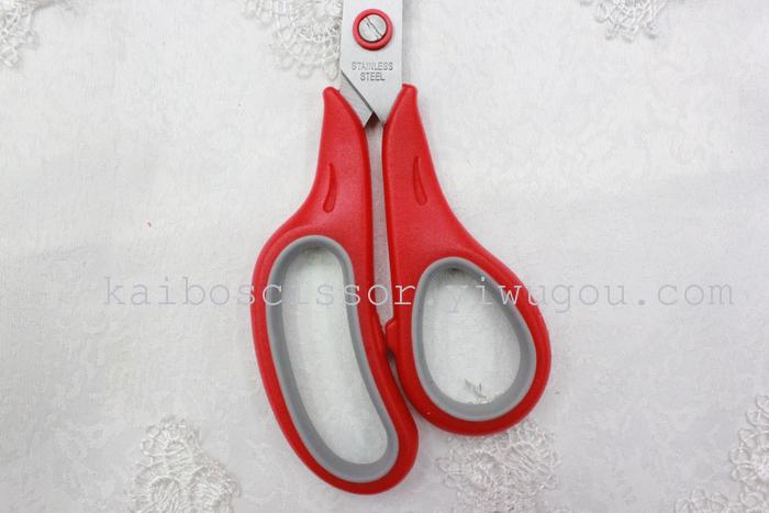 KAIBO KAIBO kb901-1 insert card stainless steel, rubber plastic scissors duck baby scissors