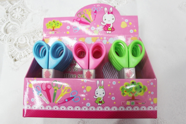  KAIBO factory direct KB6025 with the safety of students stainless steel scissors