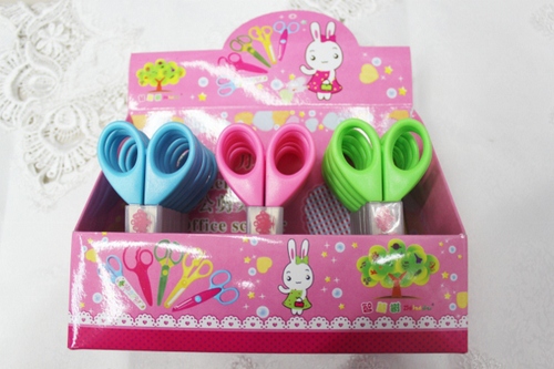  KAIBO factory direct KB6025 with the safety of students stainless steel scissors
