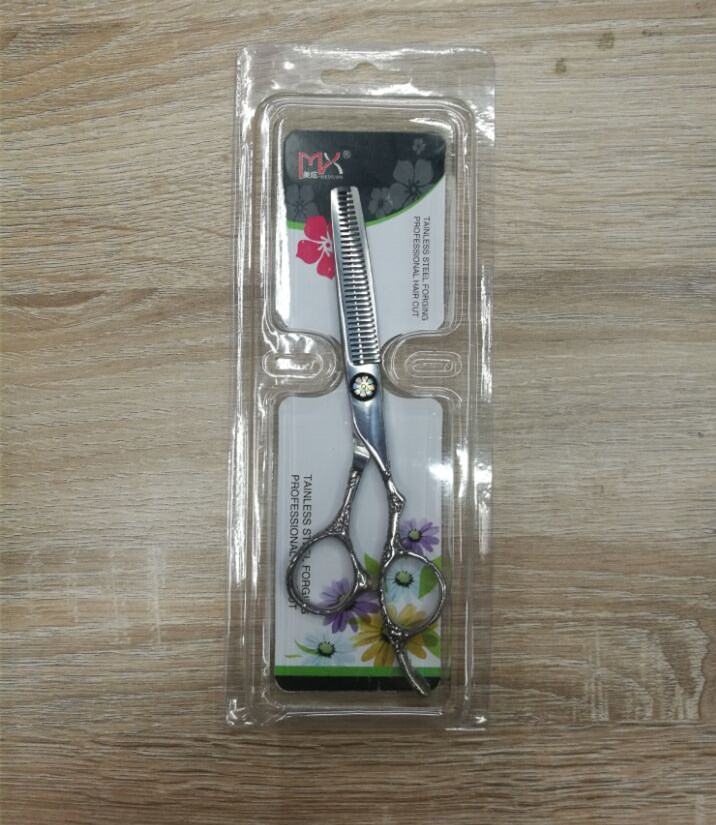 Long handle Barber scissors cut a hair cutting thinning shears steel Hairdressing Scissors scissors