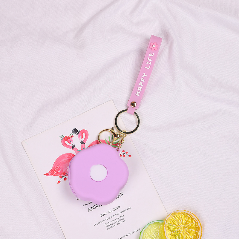 Earphone Key Storage Bag Keychain Pendant Wholesale New Silicone Cartoon Zipper Mini Coin Coin Coin Purse